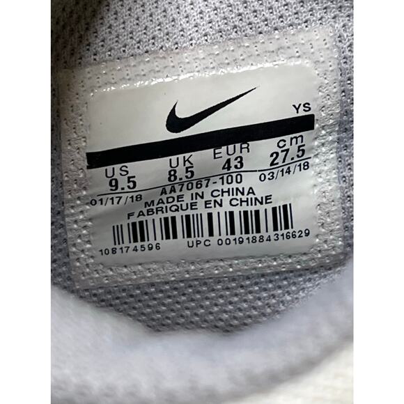 Nike KD Trey 5 VI Basketball Shoes White Grey Men Size 9.5 (AA7067-100) sport - Picture 9 of 10